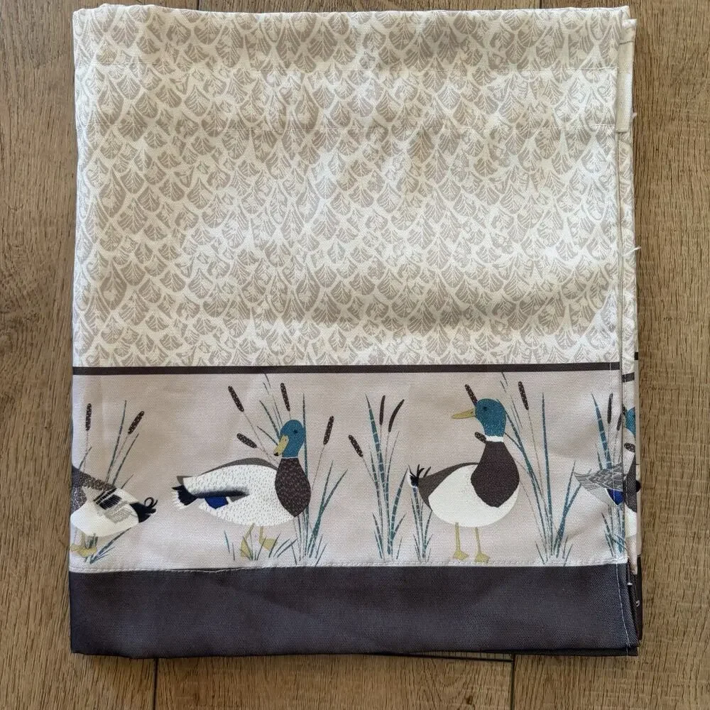 Mallard Duck Window Valances Rustic Cabincore Granpacore Vintage Lodge X2